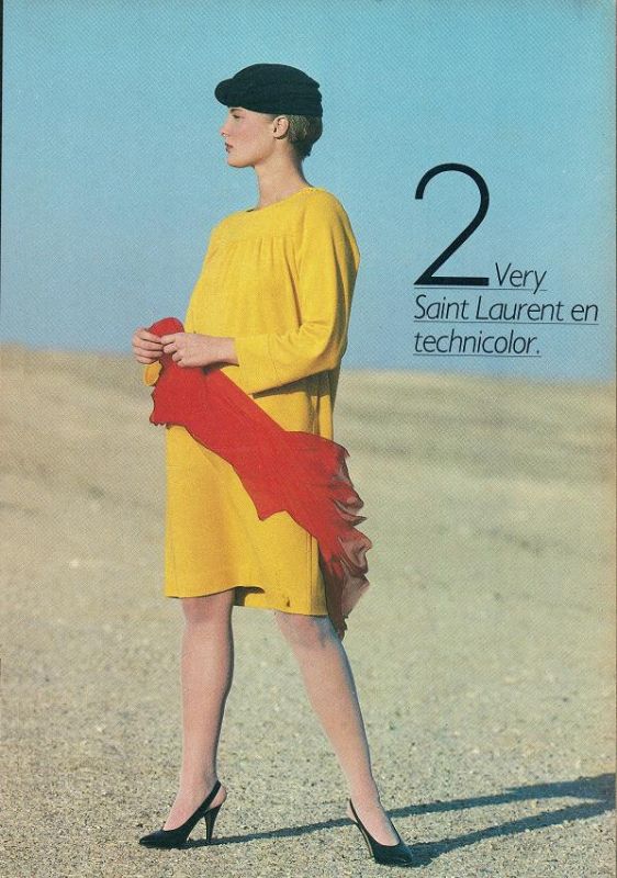 1984  Fashion model Donna Stia