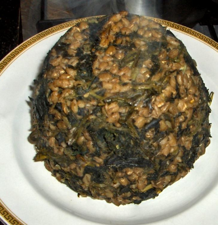 Nettle pudding