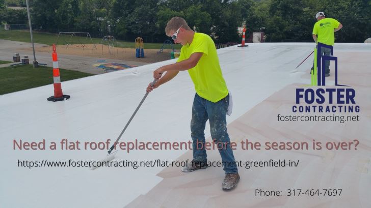 Flat Roof Replacement Greenfield IN