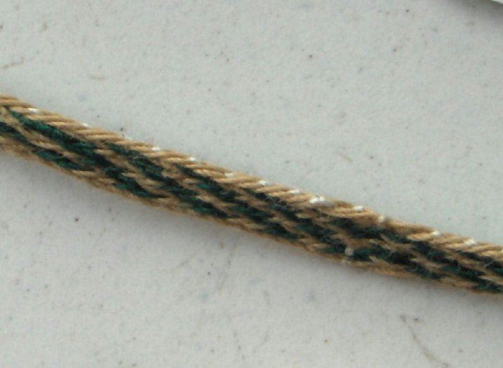 Tablet weaving closeup
