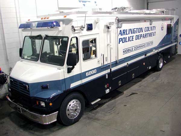 Arlington County VA Police Department New Commander Center Unit