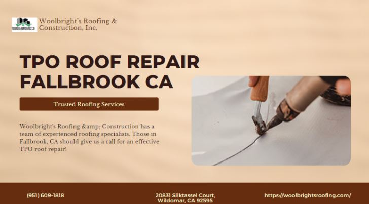 TPO Roof Repair Fallbrook CA