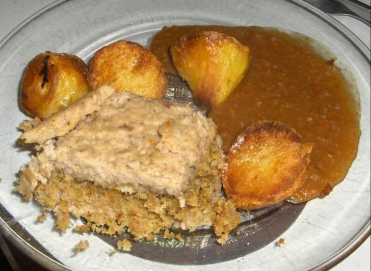 Onion timbale