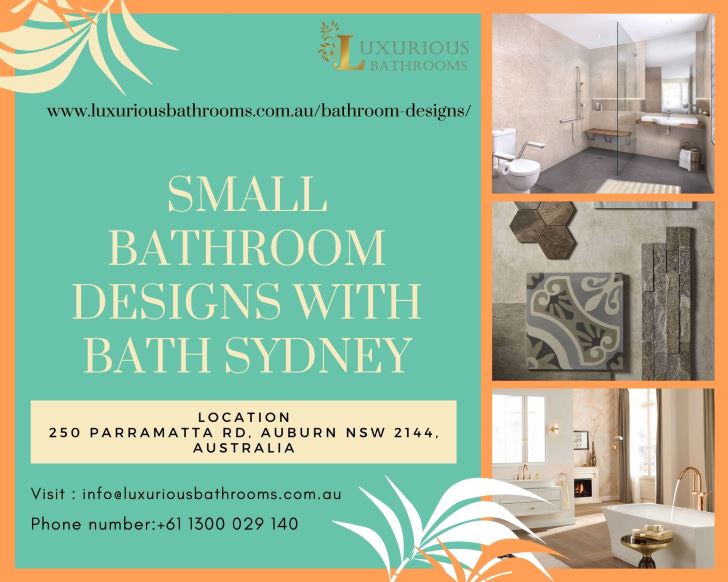 Small Bathroom Designs with Bath Sydney