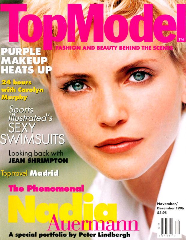 Nadja Auermann Cover of Top Model magazine