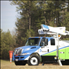 2011 dominion virginia power hybrid bucket truck