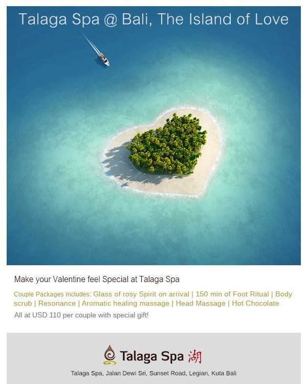 Make your Valentine feel Special at Talaga Spa