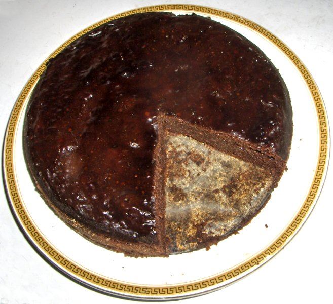 Steamed chocolate cake