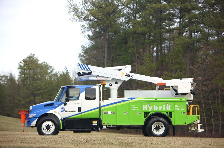 New 2011 Dominion VA Power Hybrid Bucket Truck
