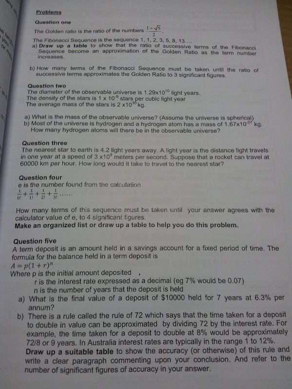 maths problem