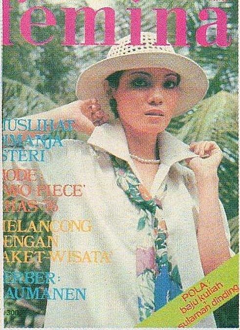 1973 1974 Fashion model Titik Qadarsih