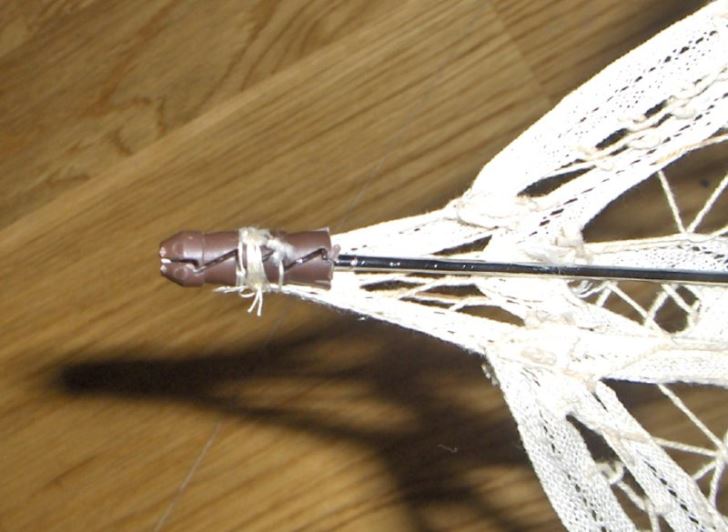 Mended with a rawlplug