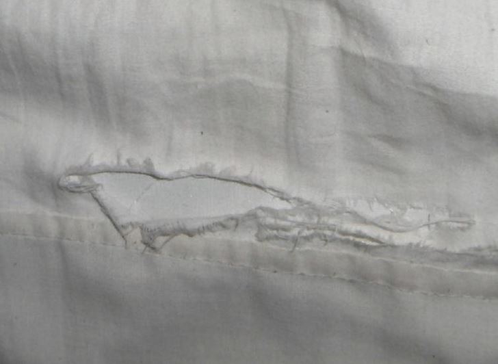 Ripped sheet